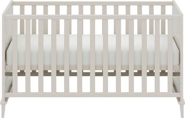 Babybett Sister Lou von Yuny By Paidi in Beige und Weiß, Massivholz, B/T/H: 70 x 140 cm - Bild 1