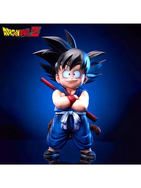 Bandai Dragon Ball Anime Figur Kindheit Goku Actionfigur aus Kunststoff in Blau, Höhe: 14 cm - Bild 4