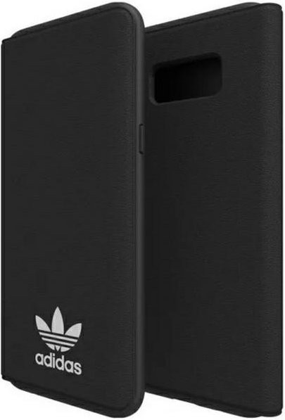 Adidas Booklet Case Basic Sam S8+G955 Schwarz/Black - Bild 1