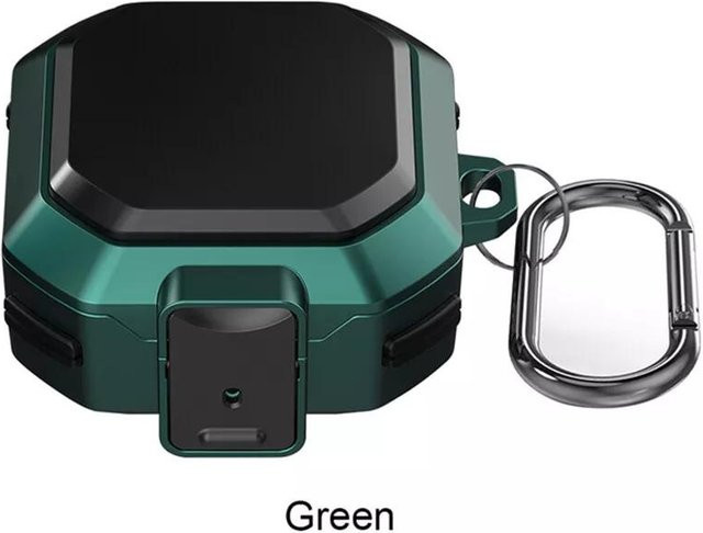 Stoßfeste Rüstung-Schutzhülle für Samsung Galaxy Buds 4 / Buds 4 Pro in Grün - Bild 1