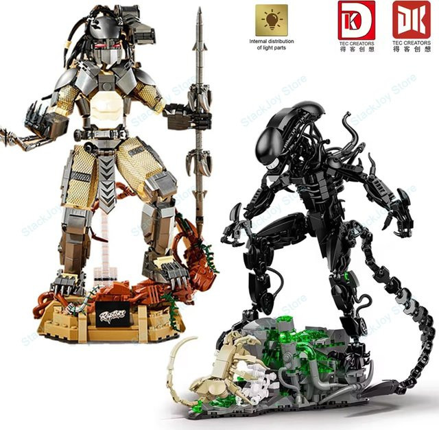 stemedu Space Warriors Alien Monster, Bausteine, mit Beleuchtung, ab 8 Jahren - Bild 1