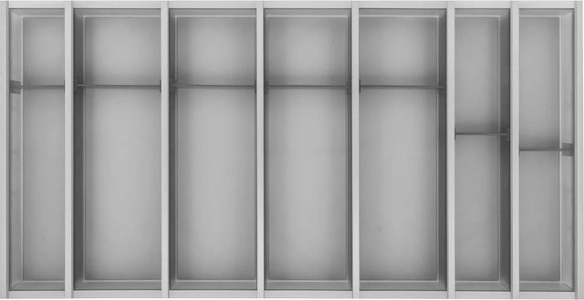 Ninka Cuisio Besteckeinsatz für Tandembox, Kunststoff, Graphit, B/T/H: 47,3 x 92,0 x 5,5 cm - Bild 1
