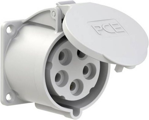PC Electric Power Twist 325-1 CEE Anbaudose 32A 5polig IP44 Grau - Bild 1