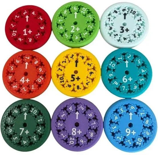 Yiran toy 1 Mathe Fidget Spinner, Mathe Rätsel Spielzeug - Bild 1