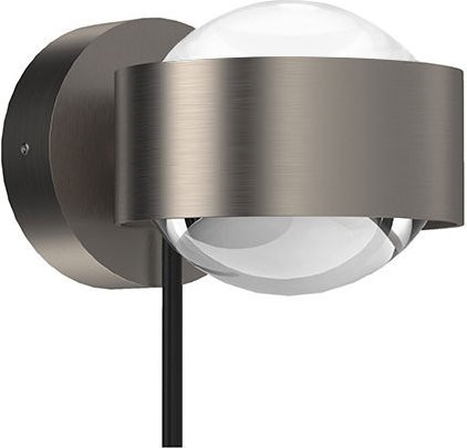 Top Light Puk! 80 Wall Avantgarde Wandleuchte in Nickel matt mit Glaslinsen und G9 Leuchtmittel - Bild 1