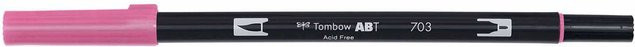 Tombow ABT Dual Brush Pen in Pink Rose 703 - Bild 1