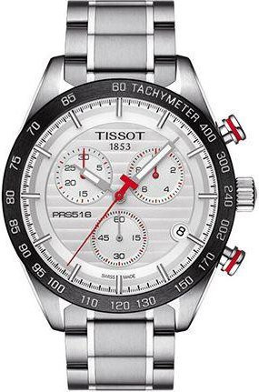 Tissot Armbanduhr T-Sport, Quarz, Edelstahlgehäuse, 42 mm, Silber - Bild 1