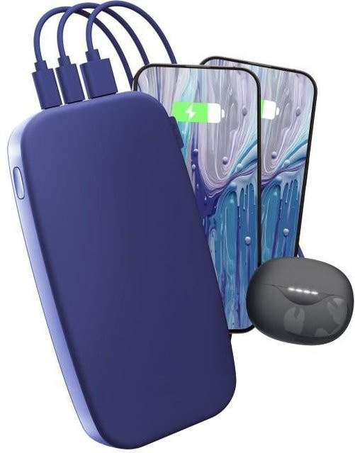 Fresh N Rebel Powerbank 27000mAh mit 65W PD und USB-C in True Blue - Bild 1