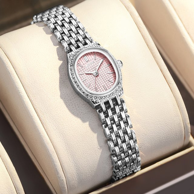 LIGE Armbanduhr Quarz, Edelstahl, Silber, Kautschuk, Damen - Bild 1