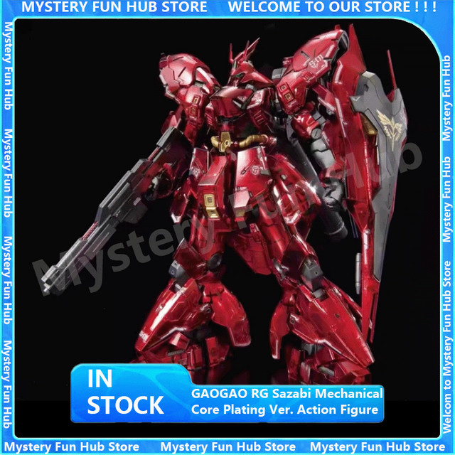 GAOGAO RG Sazabi Mechanical Core Plating Ver., Actionfigur-Modellbausatz, Transparent - Bild 1