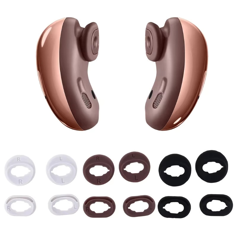 Silikon-Schutzhülle für Samsung Galaxy Buds Live R180 mit Ohrpads und Ohrstöpseln - Bild 2