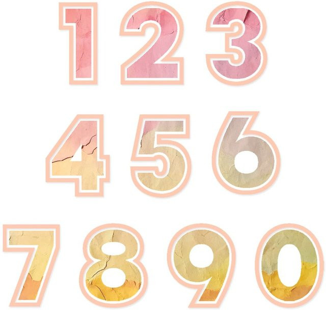 Sizzix Thinlits Stanzschablone Numbers by 49 and Market - Bild 1