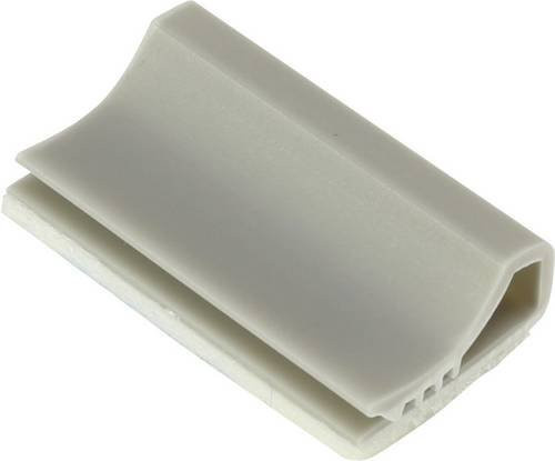 TRU COMPONENTS Befestigungssockel TC-6645728 für Flachbandkabel in Hellgrau, 100 Stück - Bild 1