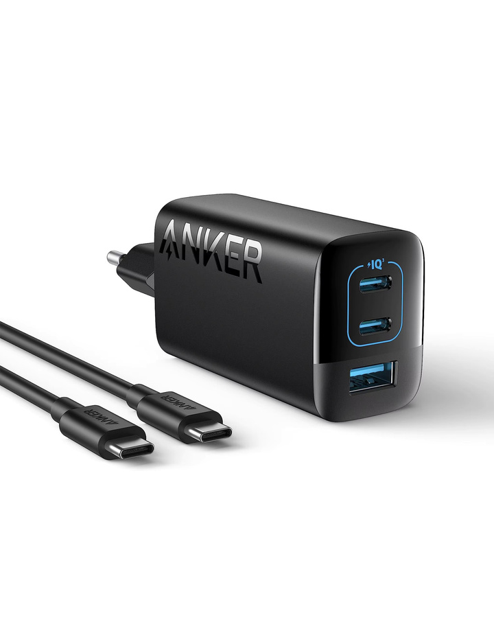 Anker 335 USB-C Netzteil 67W Schnellladegerät mit 3 Ports in Schwarz - Bild 6