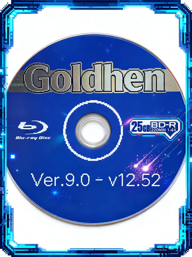 GoldHEN für PS4 Jailbreak Collector’s Edition CD 1-Click Boot Tool für Firmware 9.00 bis 13.52 mit Homebrew Backup Loader - Bild 1