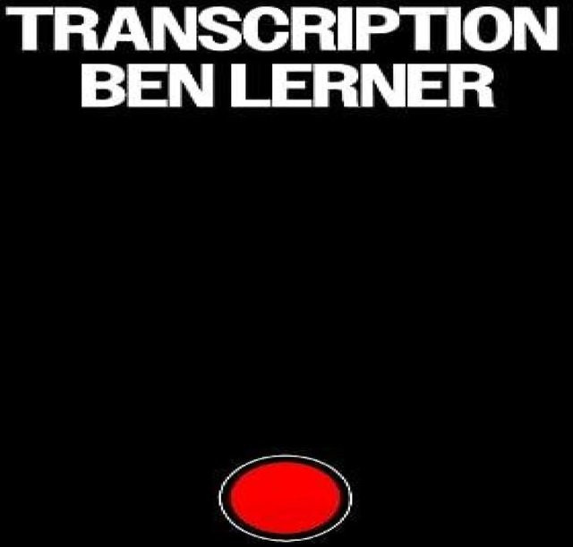 Transkription von Ben Lerner, Hardcover - Bild 1