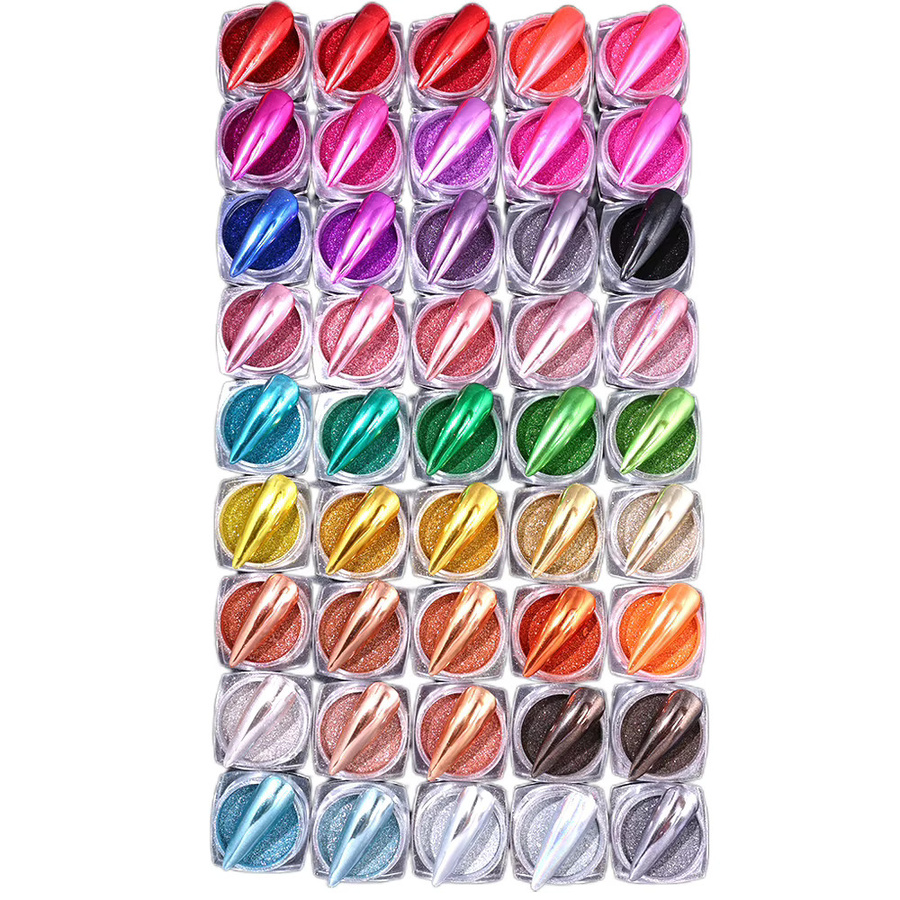 Sweet Trend Chrom Nagelpulver, Metallic, Unisex - Bild 6
