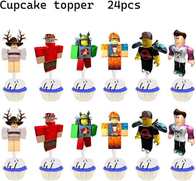 Discover Intime Roblox Kuchenaufsatz, Cupcake-Aufsatz Sets - Bild 1