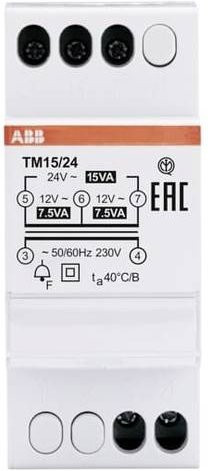 ABB Klingeltransformator 12 V, 24 V 1.25A in Weiß - Bild 1