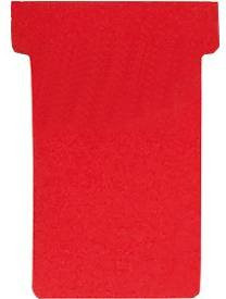 Franken T-Karten für Stecktafel, Größe 2, rot, Kopfbreite: 60 mm, Fußbreite: 48 mm, Höhe: 84 mm - Bild 1