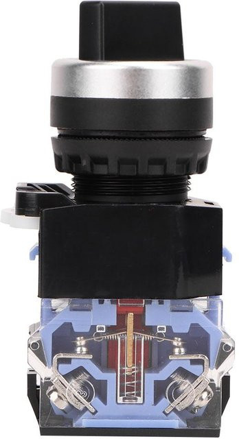 10 Stück Fishine BEM3811X21 Selbstsperrender Drehknopf in Schwarz mit 1 Öffner, 1 Schließer und 2 Positionen, 22mm - Bild 1