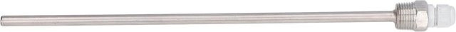 TOMTOP JMS Edelstahl-Tauchhülse mit ABS-Kunststoffkappe für Solar-Temperatursensor, Farbe: Silber, Länge: 30 cm, Schutzklasse IP68 - Bild 1