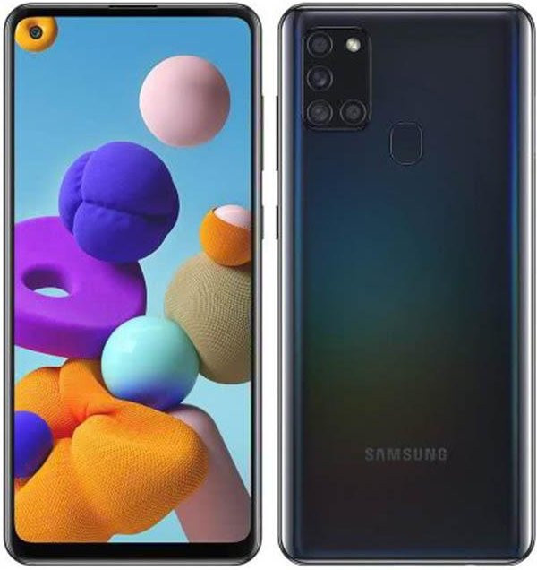 Samsung Galaxy A21s A217F Refurbished Smartphone Schwarz 32GB ROM 3GB RAM Single-SIM/Dual-SIM 4G/LTE - Bild 1