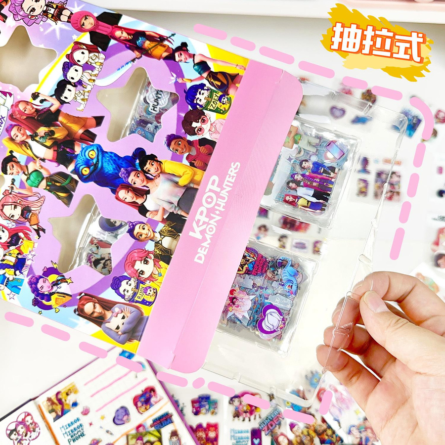 Kpop Teufelsjägerinnen Gruppe DIY Sticker, multicolor, Papier - Bild 2