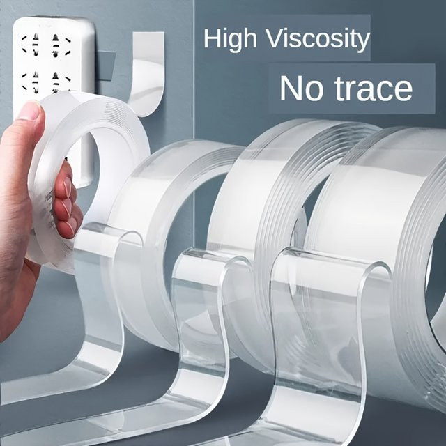 TFAAI Nano-Klebeband transparent doppelseitig extrem stark klebend Breite: 20 mm - Bild 1