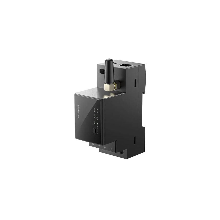 EcoFlow Smarter Stromzähler zur Messung von 1- und 3-phasigem Haushaltsstrom in Schwarz und Silber - Bild 2