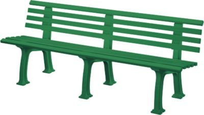 Blome Gartenbank 4-Sitzer in Grün, Länge: 200 cm - Bild 1