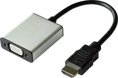 Value HDMI auf VGA Adapterkabel mit USB und 3,5 mm Klinke in Schwarz - Bild 1
