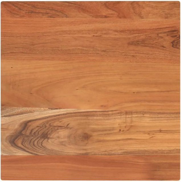 vidaXL Tischplatte aus Akazien-Massivholz, quadratisch, Braun, B/T/H: 60 x 60 x 2,5 cm - Bild 1