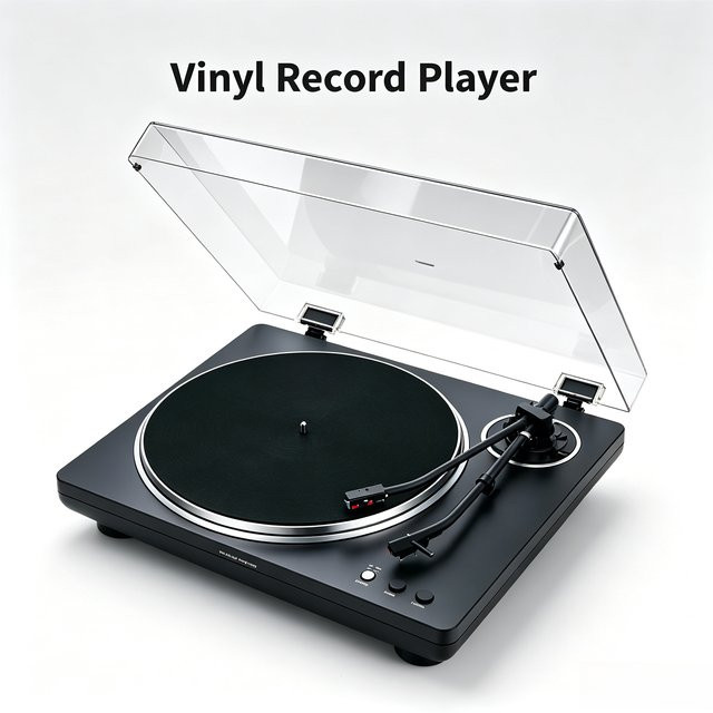 Audio-Technica AT-LP70X Automatischer Retro-Vinyl-Plattenspieler in Schwarz - Bild 1