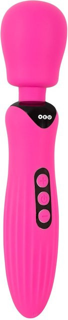 GoSoft Massagestab Wand-Vibrator mit beweglichem Massagekopf in Pink - Bild 1
