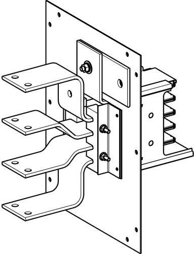 Schneider Electric KSA630AE4 KSA Schaltanlageneinspeisung 630A Kleinverteilerzubehör - Bild 1