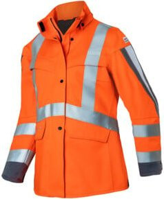 Kübler Wetterjacke PROTECTIQ HIGH VIS Damen ARC2 in Warnorange/Anthrazit, Größe XXL - Bild 1