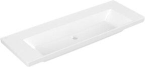 V&B Schrank-Waschtisch Subway 3.0 Eckausführung in Weiß, Breite: 130 cm, Tiefe: 47 cm - Bild 1