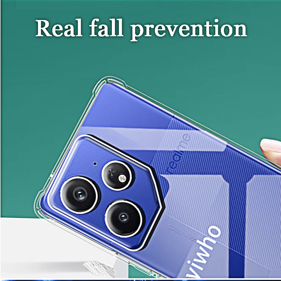 Stoßfeste Handyhülle für Realme GT Neo 7 6 5 SE in Transparent mit weicher TPU-Rückseite - Bild 4