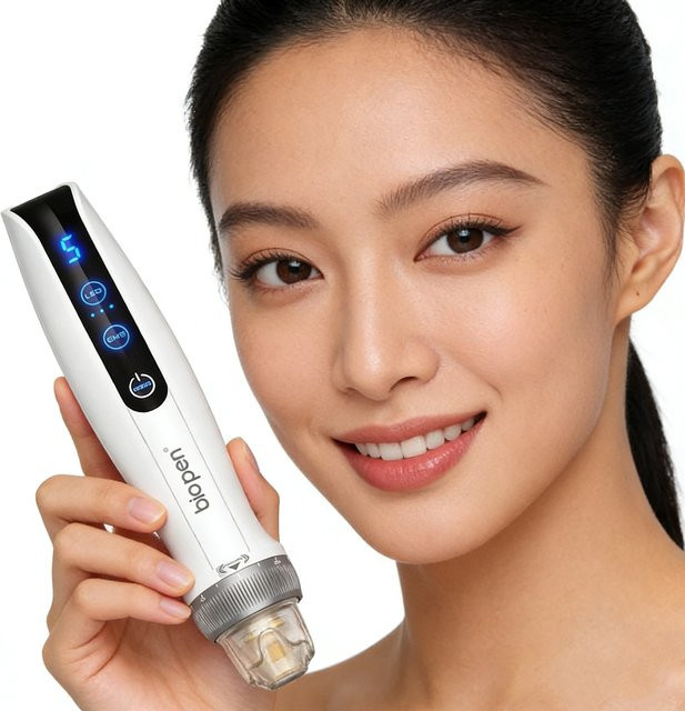 Dr. Pen Bio Pen Q2 EMS Derma Pen Microneedling Gerät mit LED-Lichttherapie, Unisex - Bild 1