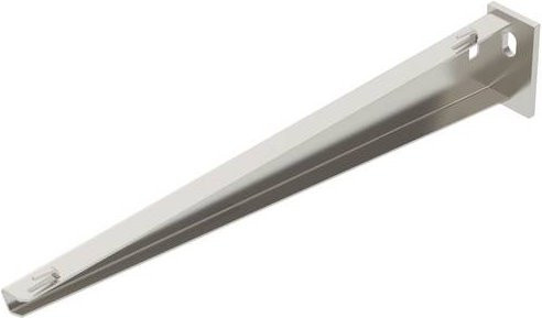 OBO Bettermann Wand- und Stielausleger aus Metall in Silber, L: 41,0 cm, B: 4,0 cm, H: 7,0 cm - Bild 1