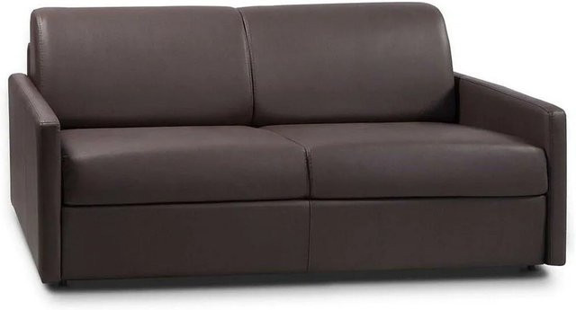Vente-unique Schlafsofa Calife in Braun mit Kunstlederbezug - Bild 1