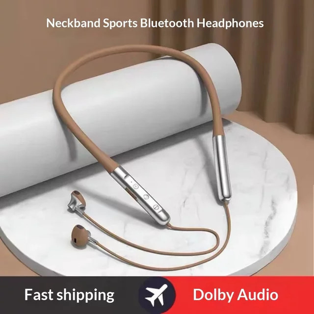 WAKAILONG Nackenbügel-Bluetooth-Kopfhörer mit Geräuschunterdrückung in Pink - Bild 1