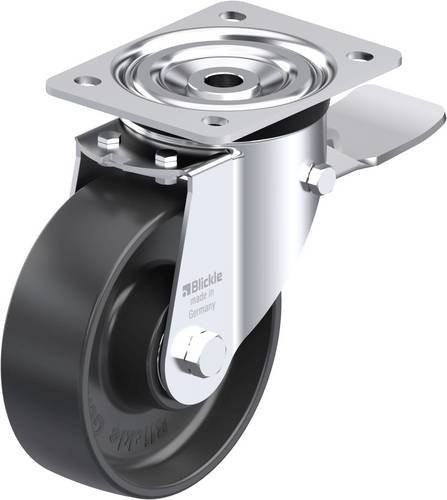 Blickle Stahlblech-Lenkrolle L-PP 150K-ST mit Rad-Durchmesser 150 mm und einer Tragfähigkeit von 300 kg - Bild 1