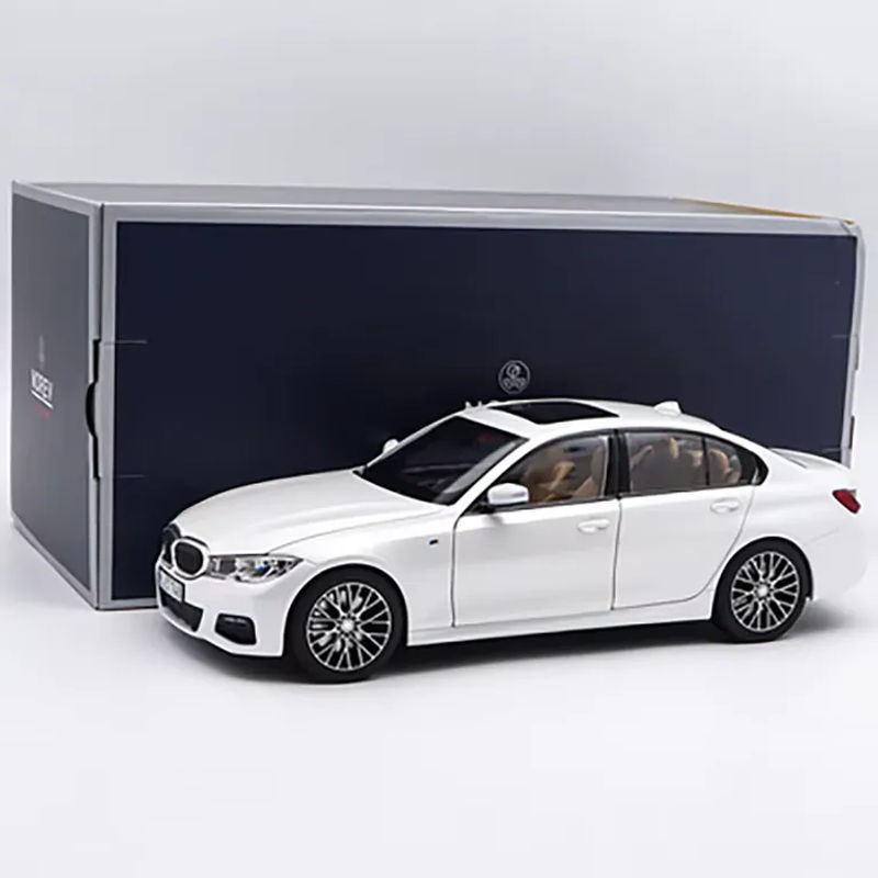 MINI AUTO BMW 3er Serie G20 330i Modellauto aus Metall in Weiß für Sammler und Erwachsene - Bild 2