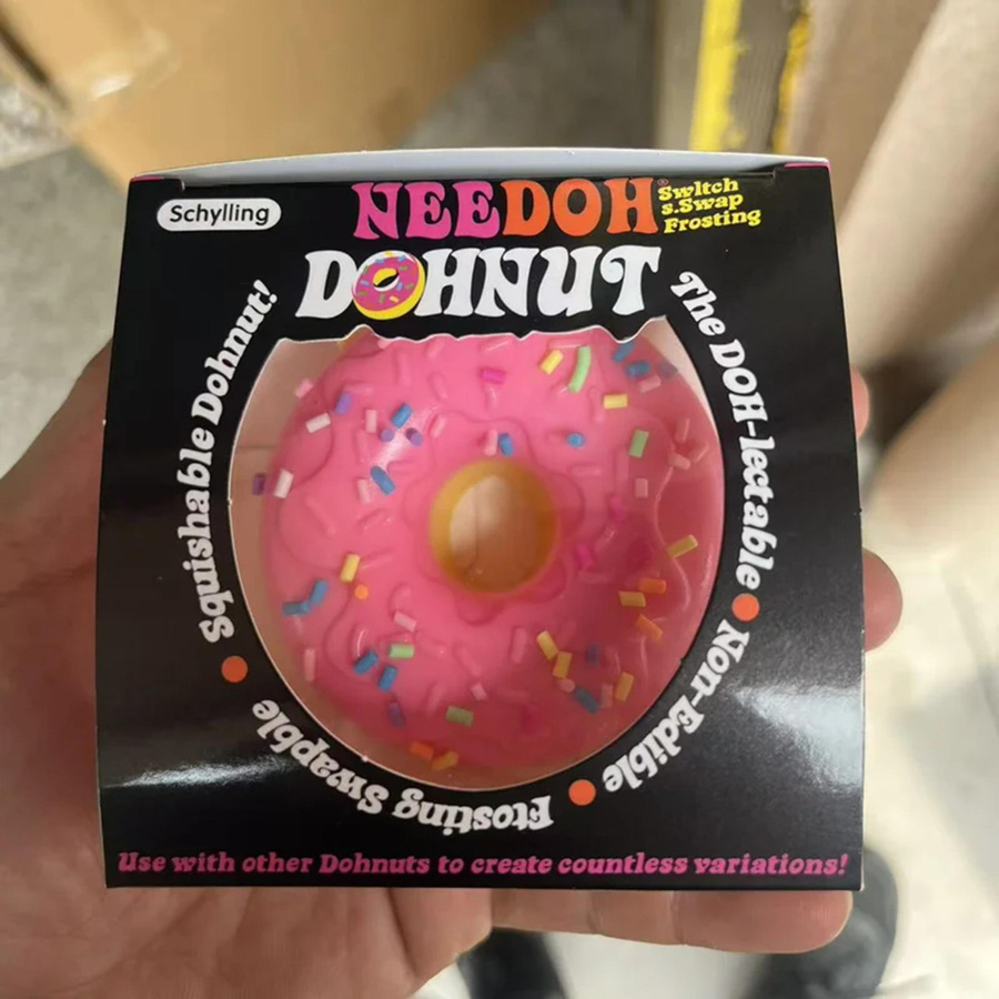 Needoh Dohnuts Squishy Fidget Mehrfarbiges Spielzeug - Bild 1