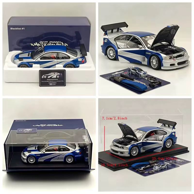 Maisto Dcm Need For Speed Bmw M3 Gtr E46, Diecast Car, 1:18 - Bild 3
