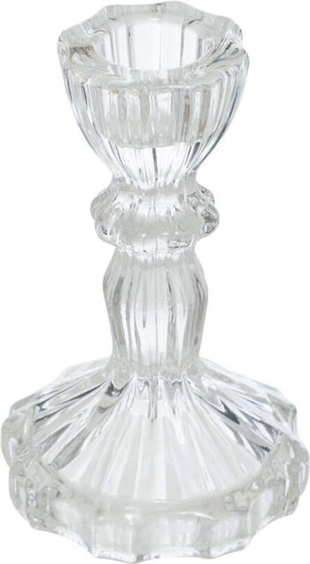 Fééric Lights And Christmas Kristall-Kerzenhalter aus Glas in Transparent, Höhe: 11 cm - Bild 1