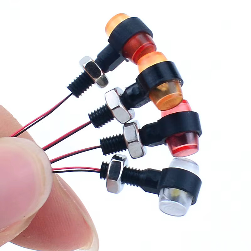 Tamiya LED-Positionslicht, zweifarbig, Weiß, Gelb, Rot, 1:14 - Bild 2