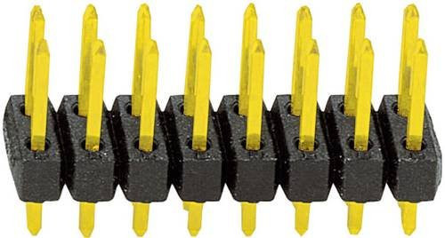 BKL Electronic Stiftleiste Standard in Gold mit 2 Reihen und 10 Polzahlen pro Reihe - Bild 1